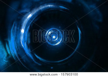 Blue Eye. Oval, abstract round. Perfect for background image