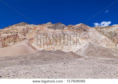 Rock Formations Artists Drive In The Death Valley