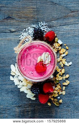 Pink Fruit Smoothie