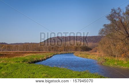 The Whitewater River In Late Autumn