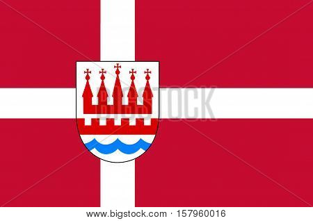 Flag of Kalundborg is a municipality in Denmark in Zealand Region