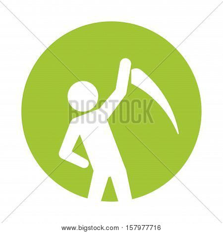 man silhouette artistics gymnatic design vector illustration eps 10