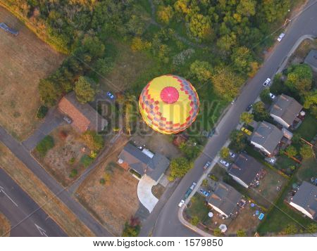 Luftballon nedenfor