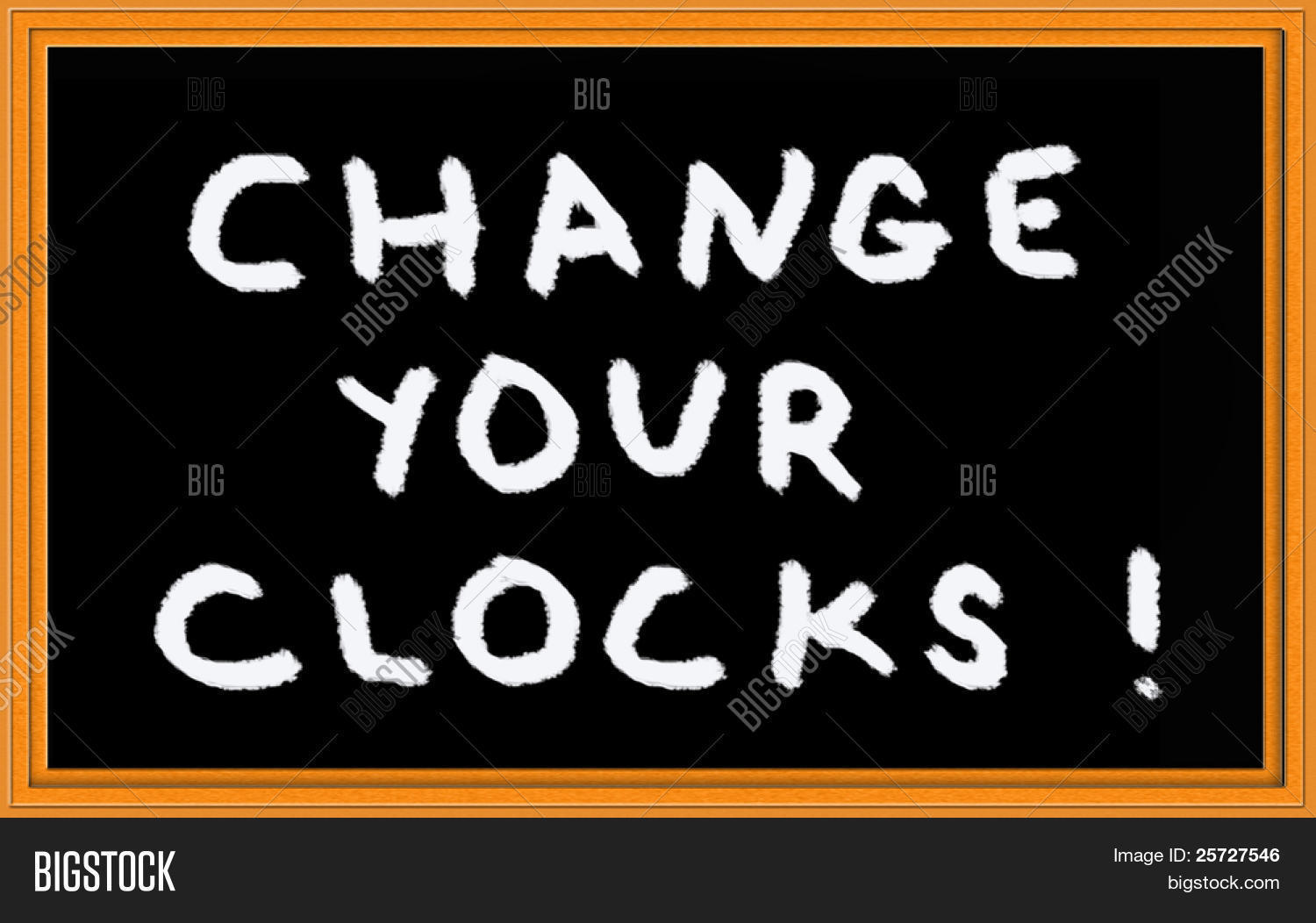 Reminder Change Clock Image & Photo (Free Trial) Bigstock