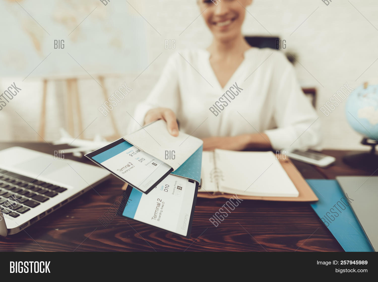 Travel Agent Holding Image & Photo (Free Trial) Bigstock