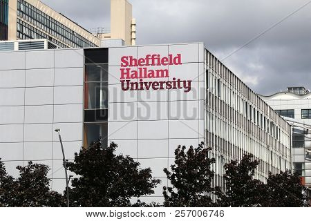 Sheffield, Uk - July 10, 2016: Sheffield Hallam University In The Uk. The Public University Is 6th L