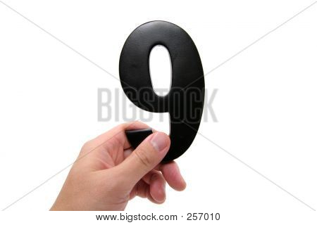 Número 9 de explotación de la mano