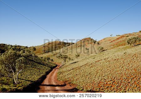 Off Road Track In The Australian Outback
