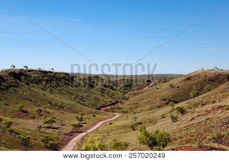 Off Road Track In The Australian Outback