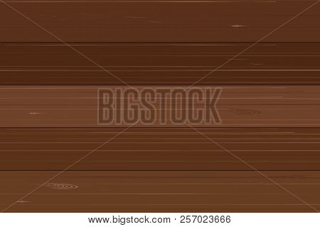 Wood Plank Pattern And Texture For Background. Vector Illustration.