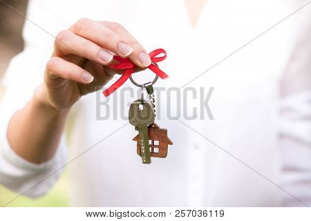 Concept Of Home Ownership. Real Estate And Property Houze