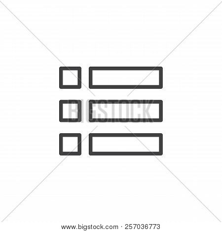 expand menu outline vector photo free trial bigstock menu outline