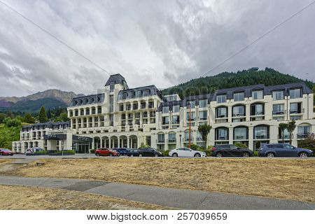 Queenstown, New Zealand - January 17, 2018: Hotel Rydges In Queenstown, Exterior View. 5 Star Rydges