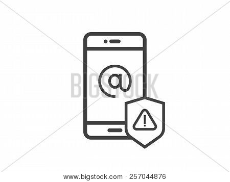 Attention Warning Alert Sign With Exclamation Mark Symbol. Shiel
