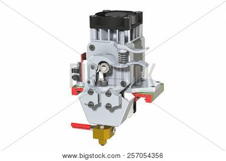 3d Model Of The Print Head 3d Printer. This Is My Printer Project. Perfectly Working Mezanizm For 3d