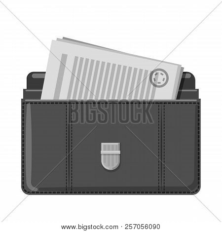 Vector Illustration Of Law And Lawyer Sign. Collection Of Law And Justice Stock Vector Illustration.