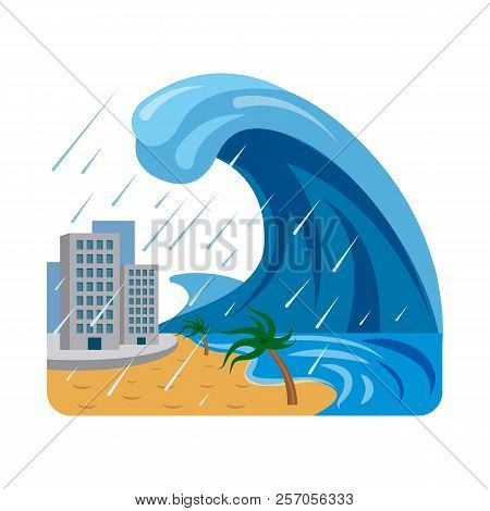 Vector Design Of Natural And Disaster Logo. Set Of Natural And Risk Vector Icon For Stock.