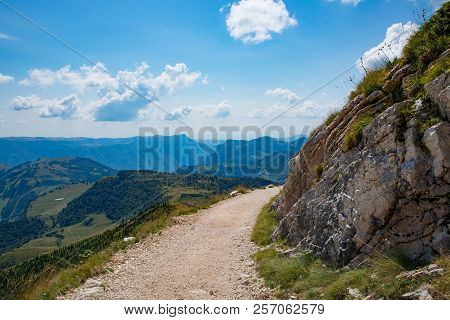 Mountain Road And Trail To Monte Altissimo