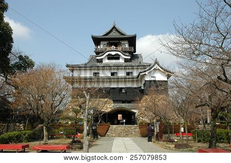 Inuyama, Japan-23 Apr, 2018: Inuyama Castle Is A Japanese Castle In The City Of Inuyama, Aichi Prefe