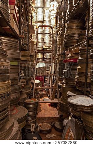 Dunav Film Arhcive, Belgrade Serbia - November 16, 2007 - Films Were Stored In The Archive In Famous