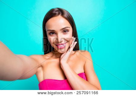I'm So Nice And Adorable Close Up Photo Portrait Of Pretty Swee