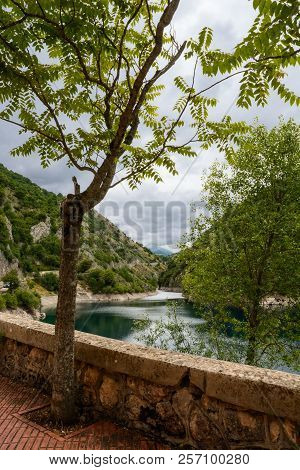 Lake Of San Domenico In The Gorges Of Sagittarius (italy)