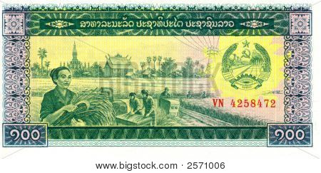 100 Kip Bill i Laos