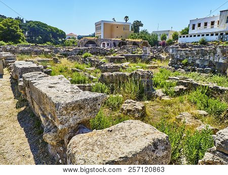 Ancient Agora Of Kos. South Aegean Region, Greece