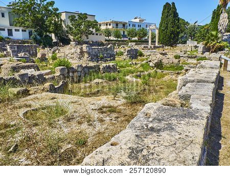 Ancient Agora Of Kos. South Aegean Region, Greece
