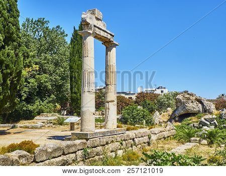 Ancient Agora Of Kos. South Aegean Region, Greece
