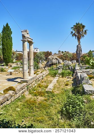 Ancient Agora Of Kos. South Aegean Region, Greece