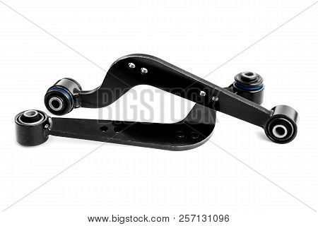 Levers Of A Car Suspension On A White Background
