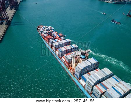 Kwai Tsing, Hong Kong 02 May 2018:- Kwai Tsing Container Terminals in Hong Kong