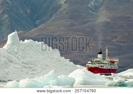 Expedition Ship - Scoresby Sound - Greenland