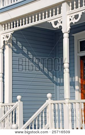 Reich verzierten Veranda und Diele, Victorian-Startseite