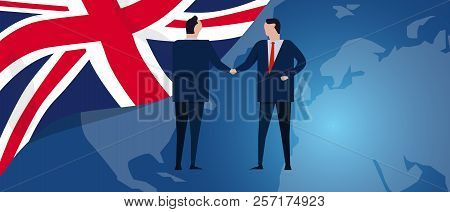 Uk United Kingdom English England International Partnership. Diplomacy Negotiation. Business Relatio