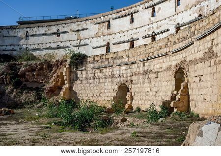 Cartagena, Spain - Feb. 09 2017   Bull Ring Undergoes Repairs