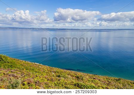 Galway Bay With Clouds Reflection