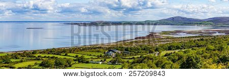 Farms And Beach In Ballyvaughan Bay