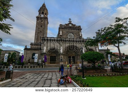 Manila Cathedral At Intramuros District