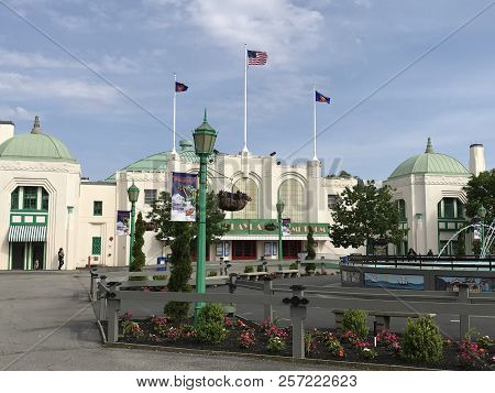 Rye, Ny - Jun 3: Playland Park In Rye, New York, As Seen On Jun 3, 2018. The Park Was Built In 1928.