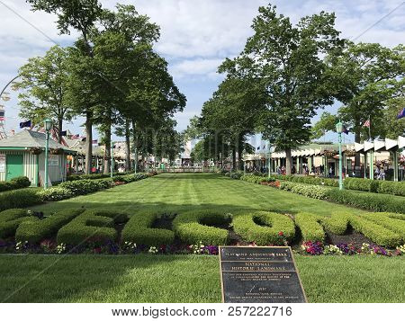 Rye, Ny - Jun 3: Playland Park In Rye, New York, As Seen On Jun 3, 2018. The Park Was Built In 1928.