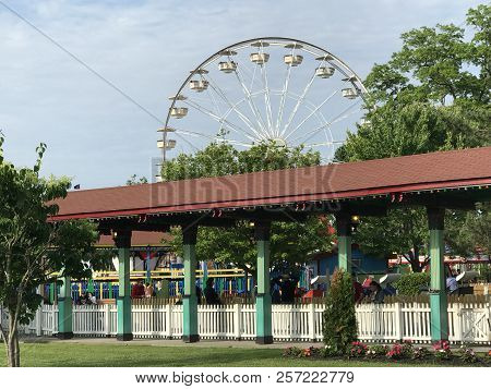 Rye, Ny - Jun 3: Playland Park In Rye, New York, As Seen On Jun 3, 2018. The Park Was Built In 1928.