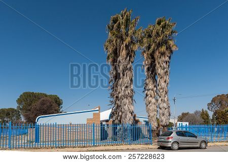 Koppies, South Africa, July 30, 2018: The Public Library In Koppies, A Town In The Free State Provin