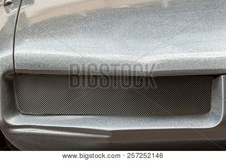 Sci-fi B-movie Style Futuristic Car. Seventies Retro Motoring Fashion Statement. Science Fiction Tra