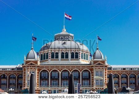 Scheveningen With Kurhaus Landmark Facade, The Hague Netherlands