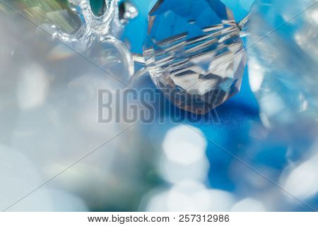Element Of A Gem. Defocused. Abstract Background For Your Design.