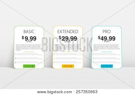 Tariffs Hosting. Tariffs Hosting, Great Design For Any Purposes. Internet Icon. Website Icon Symbol.