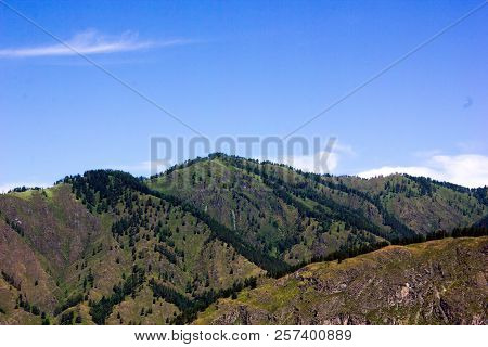 The Republic Of Altai Attractions Are Mountain Bridges And Views Of The Beautiful Altai