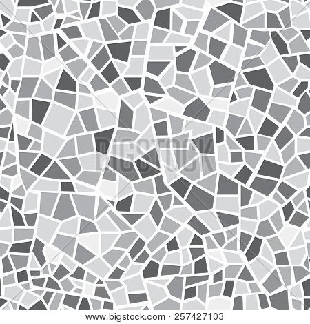 Abstract Mosaic Sheet Seamless Pattern. Geometric Tile Backgroun